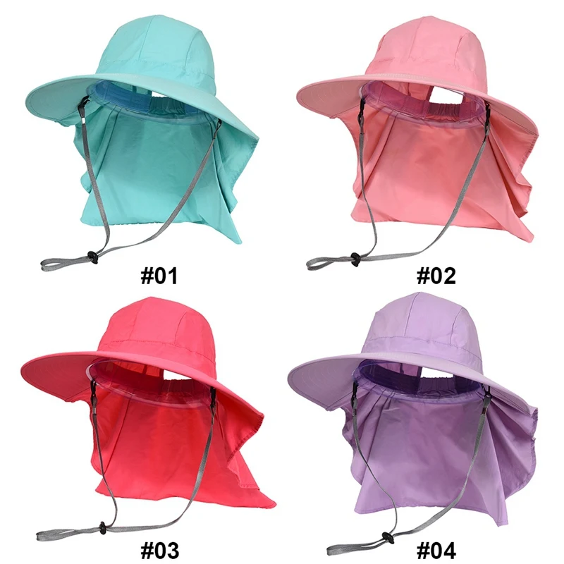 Летняя рыболовная накидка Солнцезащитная шляпа походная садовая уличная кромка