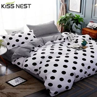 23 pces classic simple fashion polka dot twin size bedding setduvet cover 200x200nordic bed cover 150240x220no bed sheet