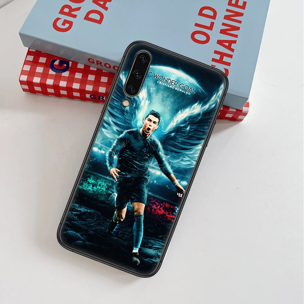 

Cristiano Ronaldo Soccer Football 7 Phone Case For Samsung Galaxy Note S 8 9 10 20 Plus E Lite Uitra black Cover 3D Funda Tpu