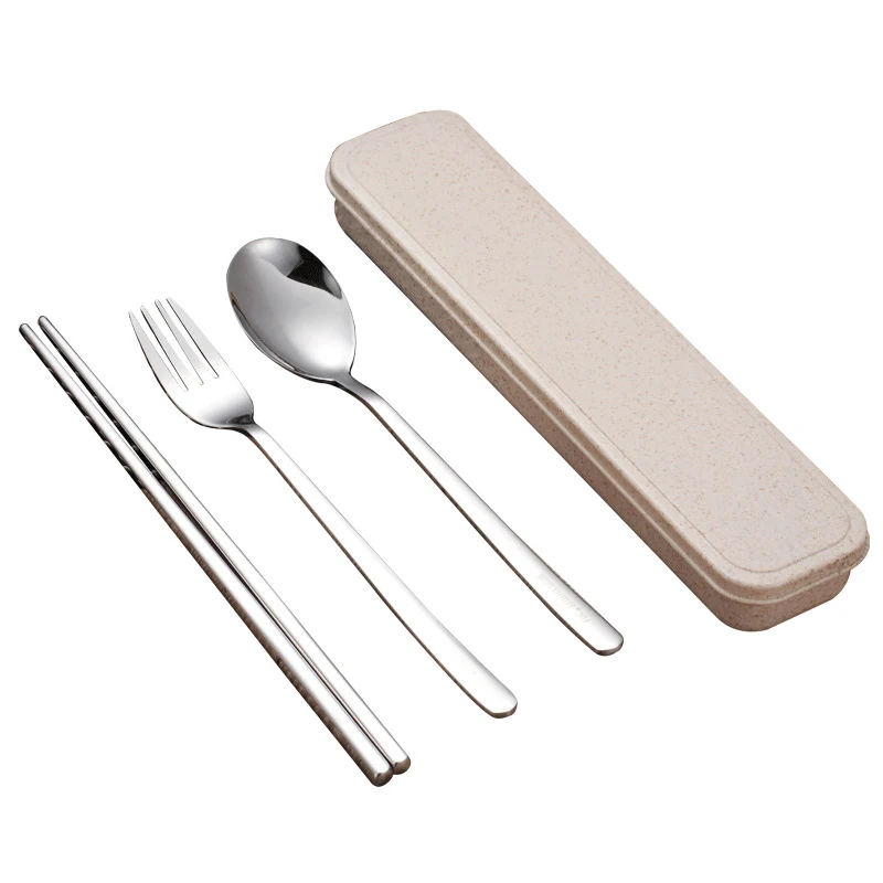 Набор посуды из 3 предметов набор столовых приборов для путешествий и кемпинга