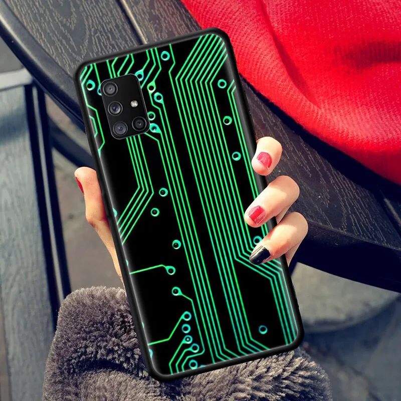 

Computer Motherboard board Phone Case for Samsung Galaxy A50 A10 A70 A30 A40 A20s A10s A10e A80 A90 A51 5G Soft Cover Shell