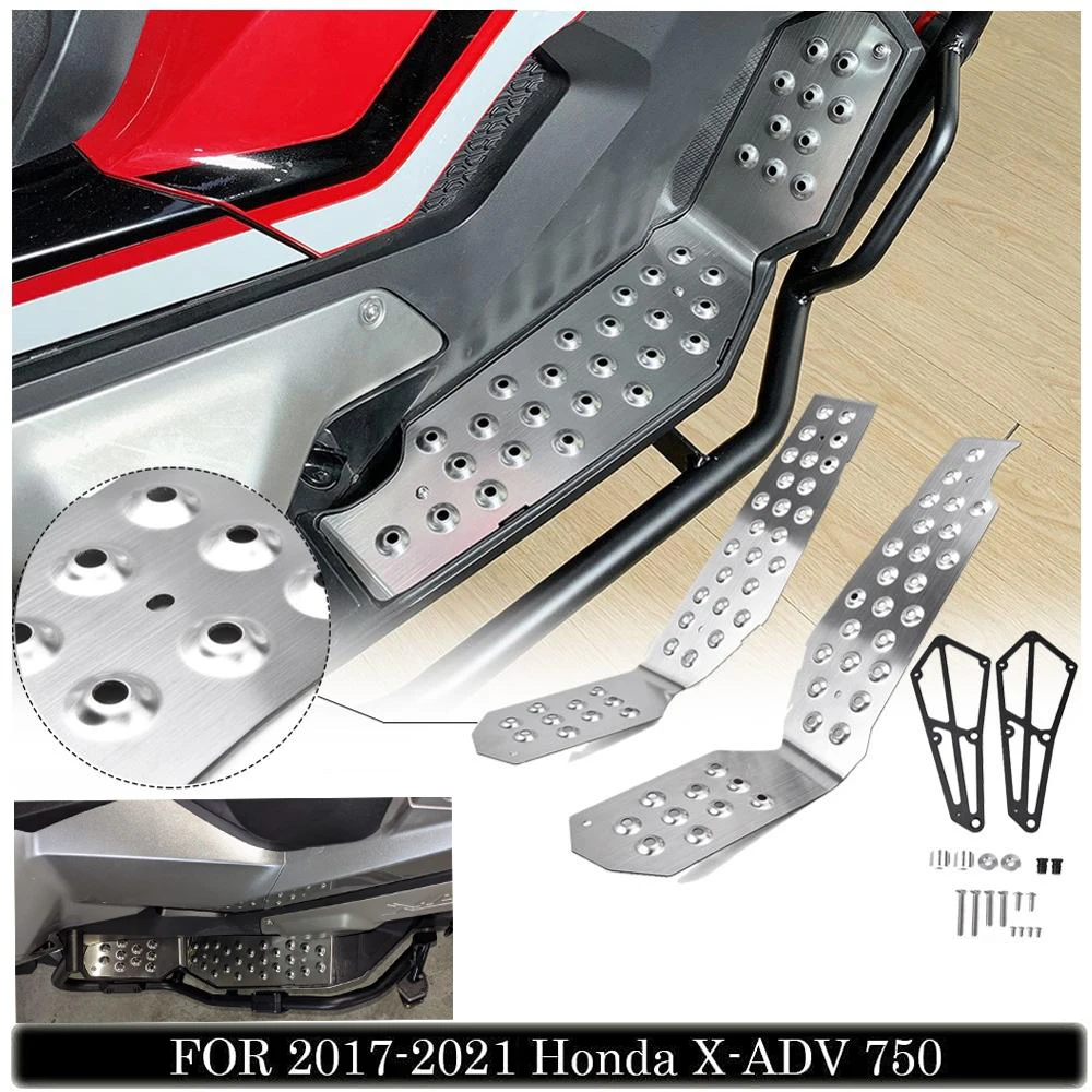 For HONDA XADV 750 Foot Plate Board Pedals Footrest FootBoard XADV750 X-ADV 2017 2018 2019 2020 2021 Motorcycle Accessories | Автомобили и