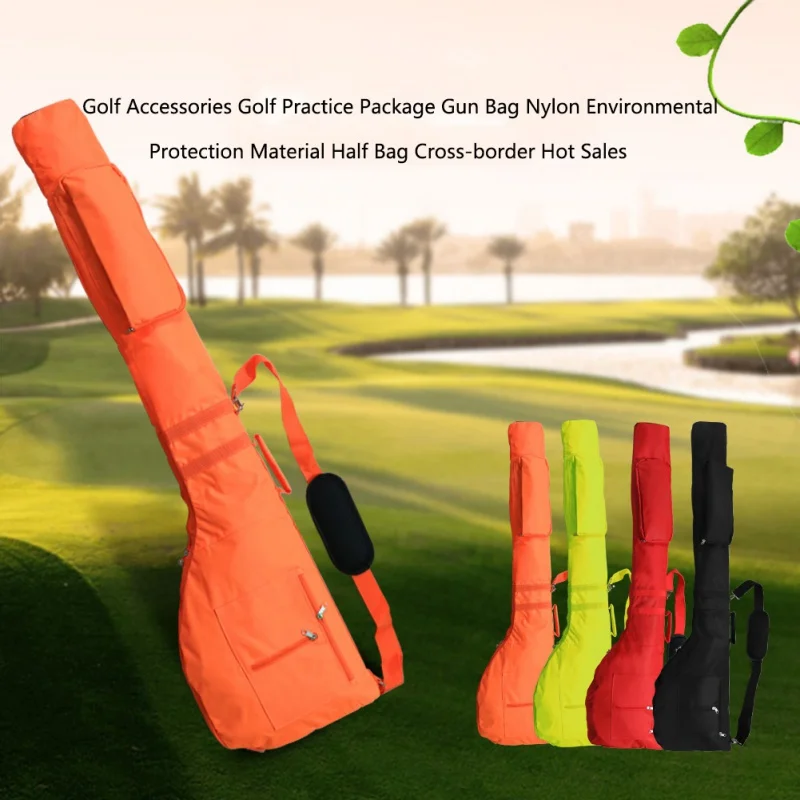 

Golf Club Bag Nylon Environmental Protection Material Set Bag Soft Foldable Portable Golf Accessories