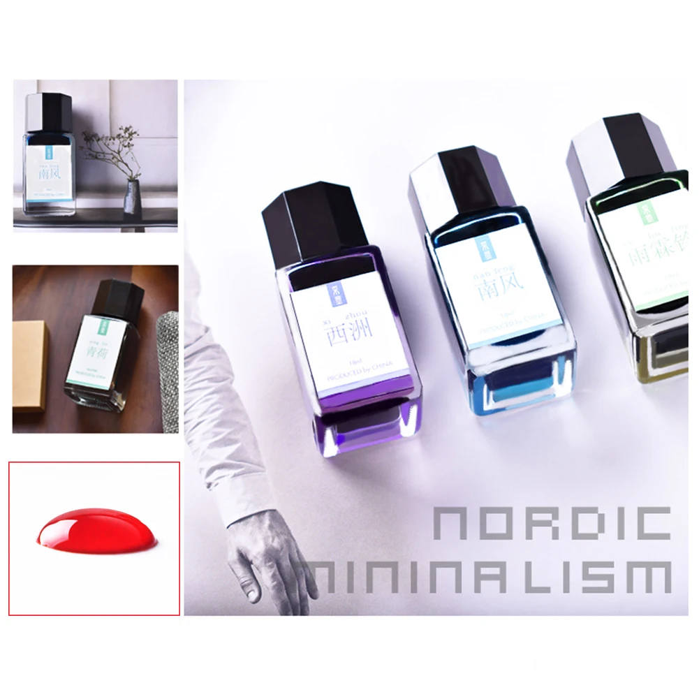 18 мл напылением золотистого цвета Цветные чернила для каллиграфии живопись