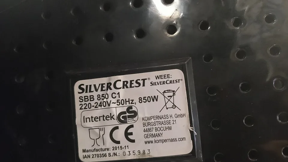 

100% Новый Сменный ремень для хлебопечки Silvercrest-SBB 850 C1/SBB850C1/SBB850-C1