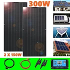 солнечная панель Панель солнечных батарей 300w полный комплект 12v 24v зарядное устройство монокристаллическая солнечная батарея для RV 1000w домашняя система комплект Автомобильная лодка путешествия