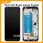 Для LG K40 2019 LCD кодирующий преобразователь сенсорного экрана в сборе K12 Plus экран X420 LMX420 дисплей экран телефона