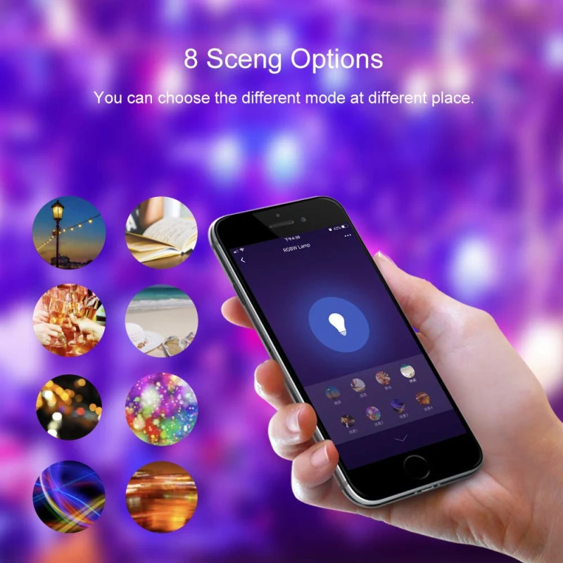 

Smart Bulb Wifi Smart Gu10 LED Light Bulb Spotlight 220-240V EWeLink APP 4W RGB+CCT Voice Control Work With Alexa Google Home