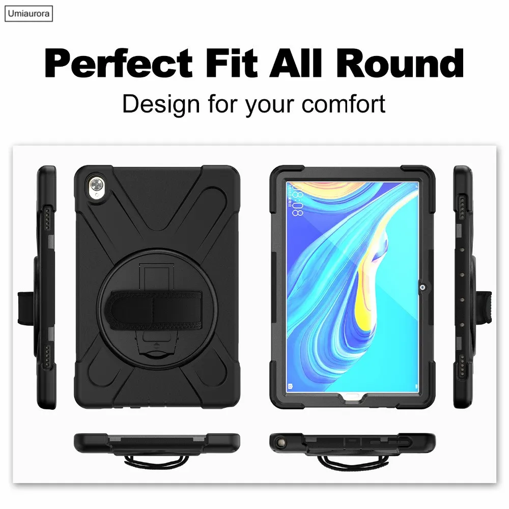 full body case for huawei mediapad m5 m6 10 8 matepad 10 4 pro 10 8 bah3 w09l09al00 kids shockproof protective case cover free global shipping