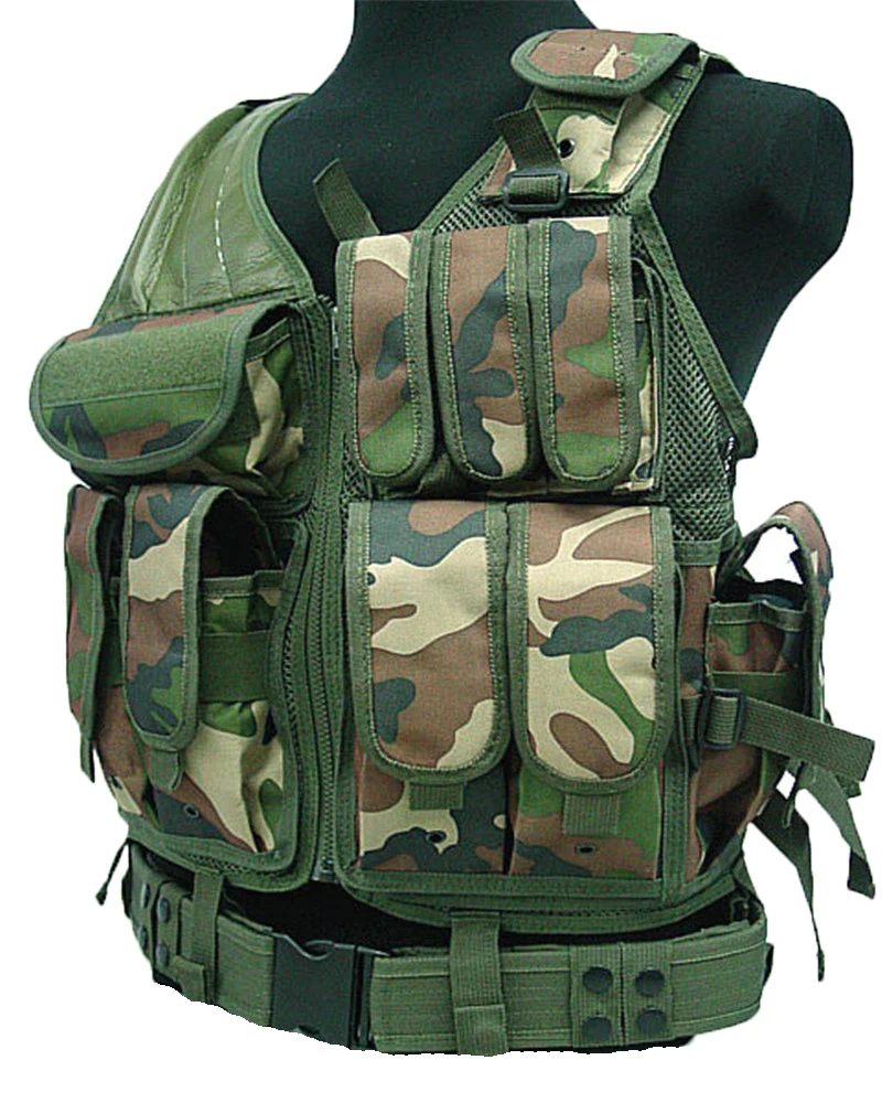Тактический Жилет MOLLE нейлоновый жилет для боевых действий пейнтбола страйкбола