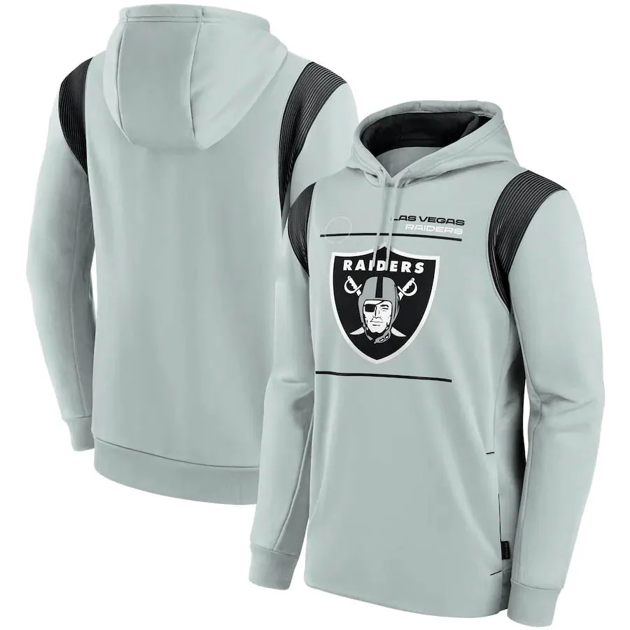 

2021 New Las Vegas Men's Raiders sweatshirts Sideline Logo Performance Pullover Cotton Hoodie clothing S-3XL