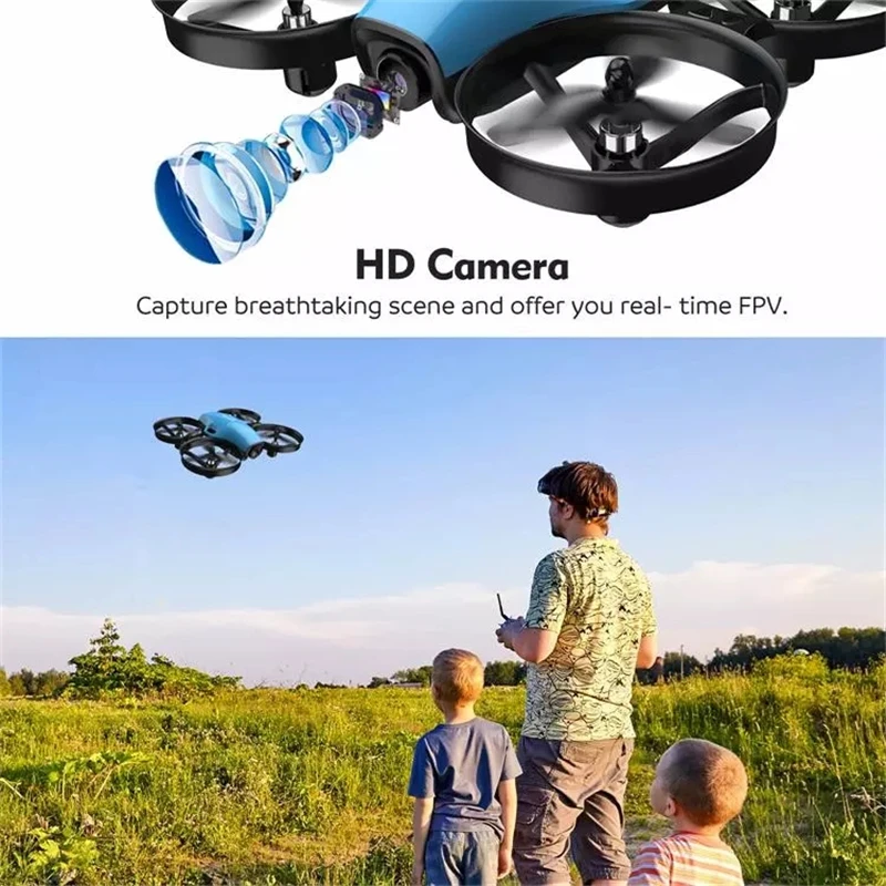 Potensic A30W маленький мини Дрон RC FPV Самолет с HD камерой Wifi селфи Квадрокоптер подарок