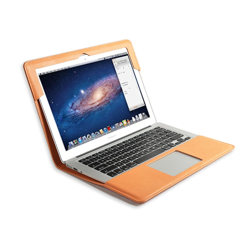 Чехол подставка из ПУ кожи для Macbook Air New Pro Retina 11 6 12 13 3 15 4 A2141|Сумки и чехлы