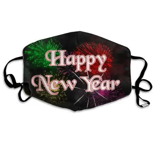 

Face Mask adult Happy New Year 2022 Protective Masks Halloween Mascara Mascarillas Desechables