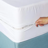 new six sided anti dust mattress protective zippered mattress cover waterproof solid color and variety of specifications
