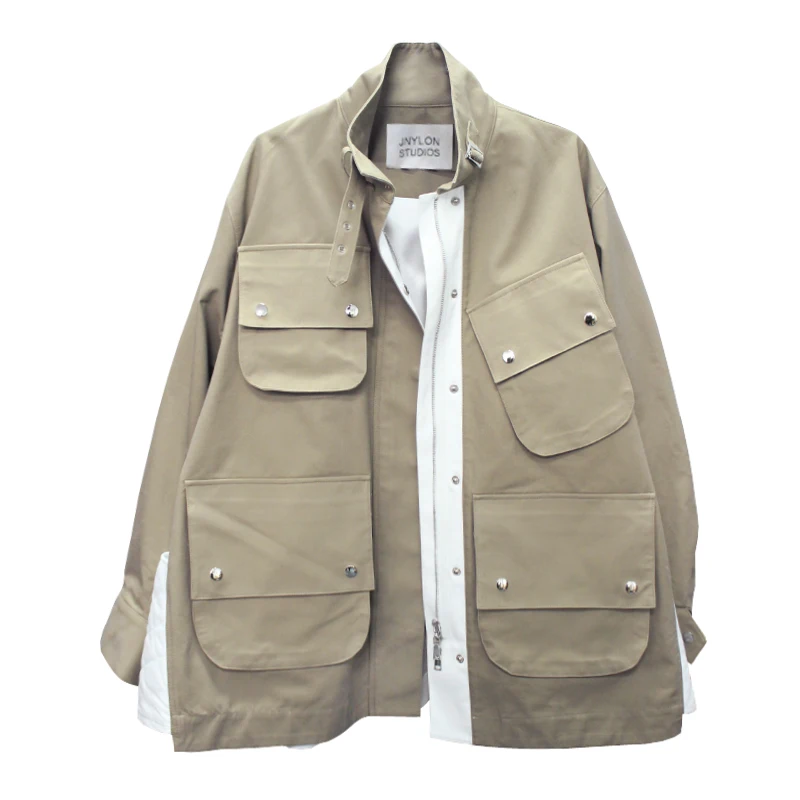 IRINAL06 2019 FW коллекция негабаритных лоскутное стиль сафари женский плащ|Женские