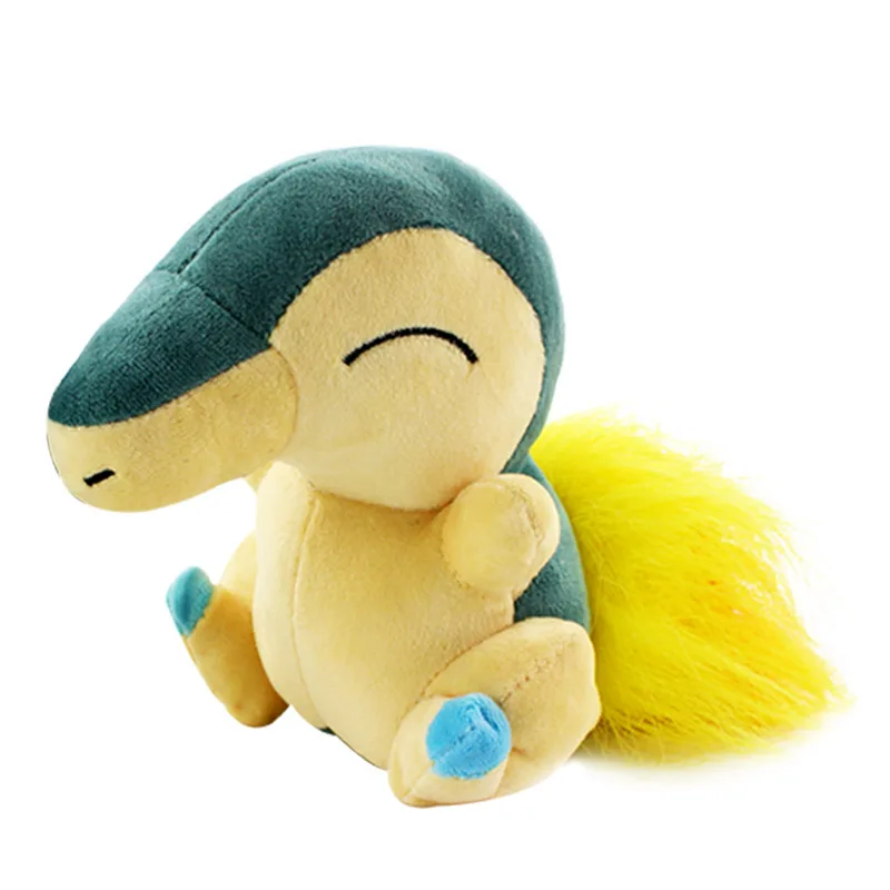 Cyndaquil 15 видов стилей 5,5 'Charmander Gengar Bulbasaur Dragonite Snorlax Mewtwo Lapras Charizard мини плюшевая игрушка кукла игрушки - Цвет: Cyndaquil