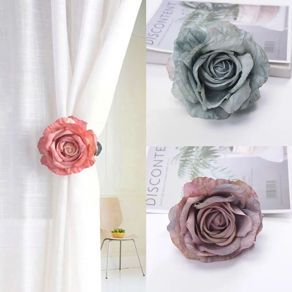 10cm Simple Curtain Strap Tie Flowers Clip Buckle Rope Window Decoration Accessories | Дом и сад