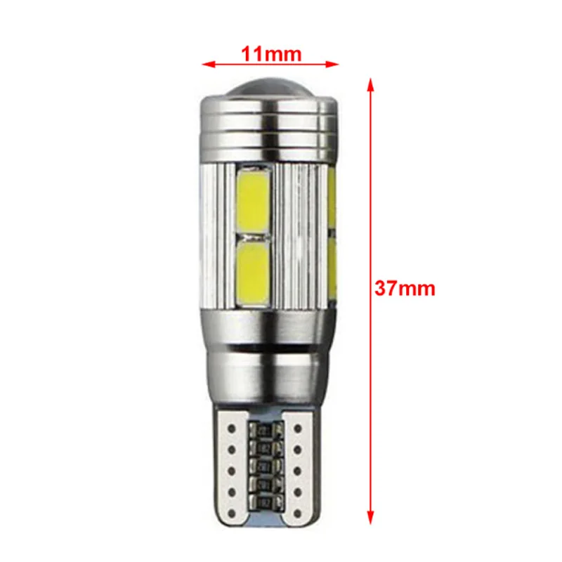 10 шт. Автомобильные светодиодные лампы W5W T10 12 в 6000K 5630 SMD | Автомобили и мотоциклы