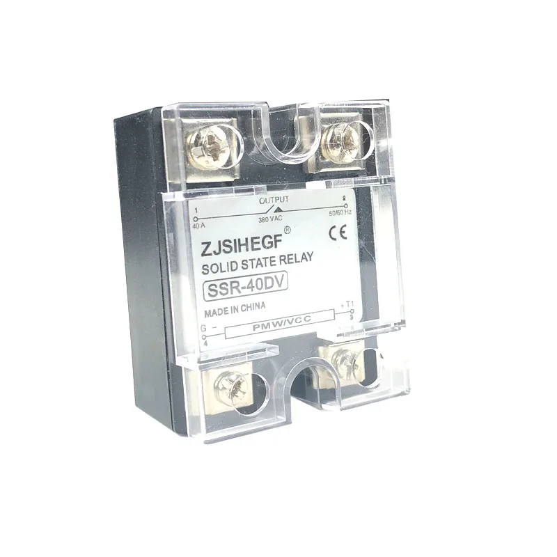 100A SSR вход 0 5 В/0 10VDC выход однофазный твердотельные реле 100DV регулятор напряжения с
