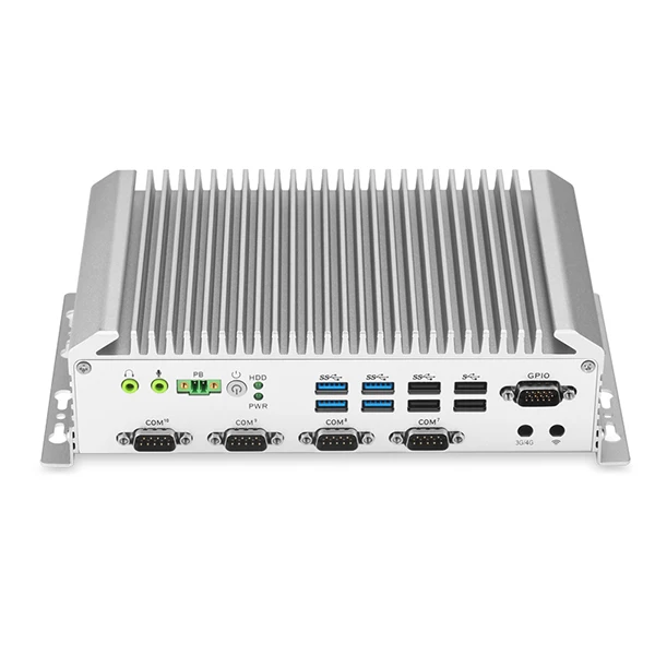 Промышленный ПК без вентилятора 10 * COM 8 USB 2 I211 GLAN процессор 3855U (Core i3/i5/i7