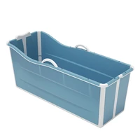 adults portable folding bathtub large without lid portable bathtubs baby paddling pool piscina rectangular household eh60pb