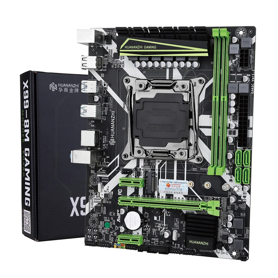 Kaufen HUANANZHI X99-8M Motherboard X99 8M X99 Unterstützung Intel 2011-3 Alle Serie Prozessoren DDR4 NON-ECC Speicher Socke USB 3,0 SATA