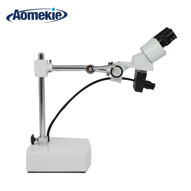 

Aomekie 10X-20X LED Binocular Stereo Microscope Boom Arm + LED Gooseneck