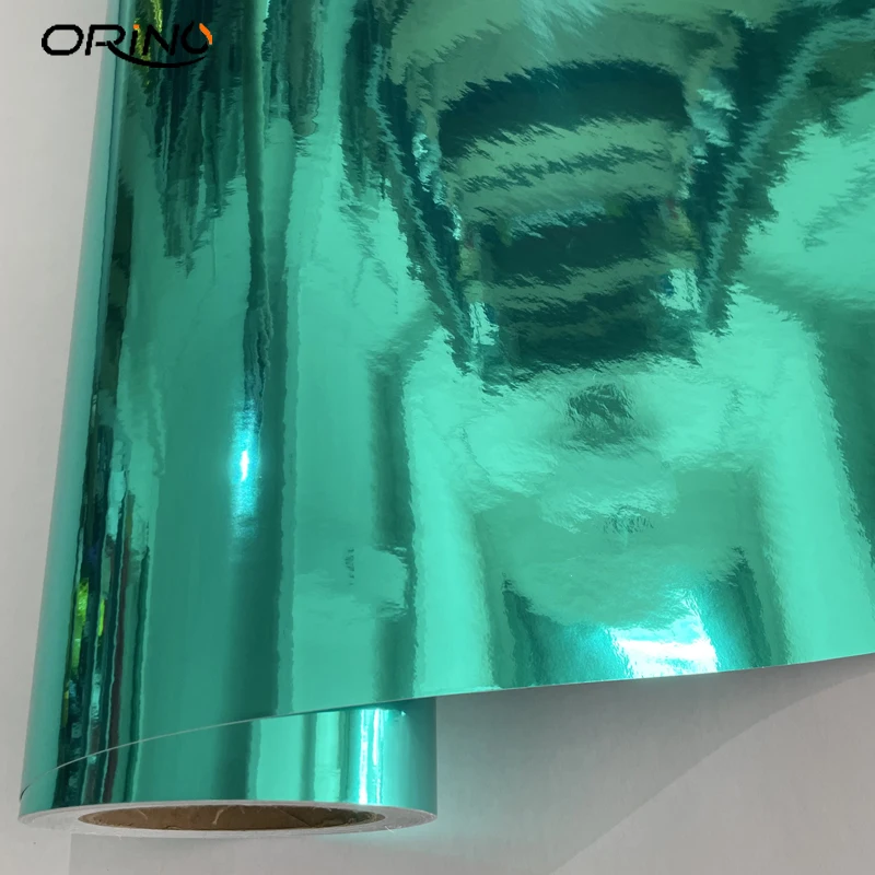 Высококачественная супер растягивающаяся глянцевая зеркальная хромированная