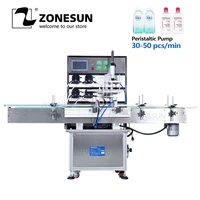 zonesun peristaltic pump filling machine aerosol soda beverage wine drink perfume bottle water automatic packing making machines