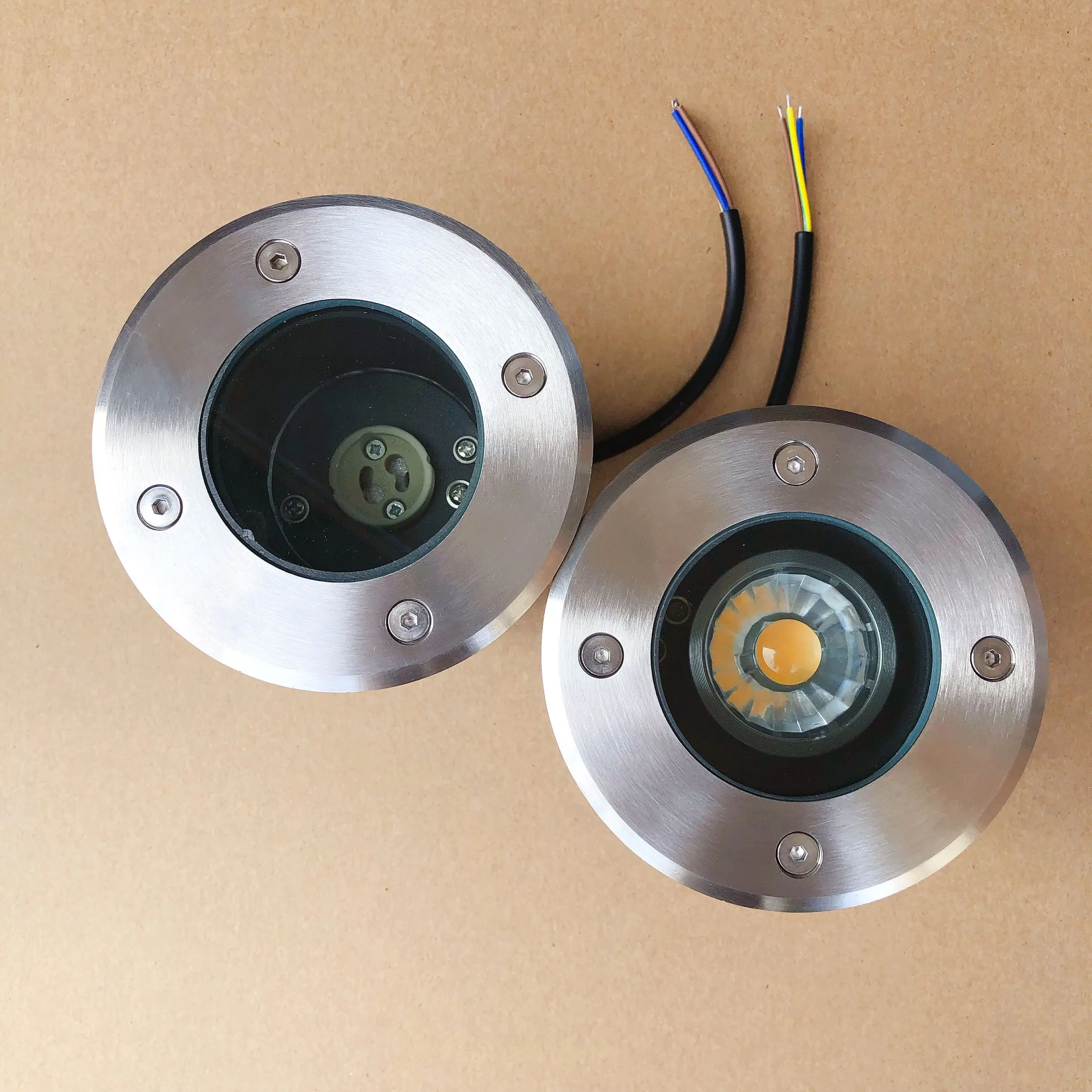 1 шт. IP68 Водонепроницаемый 7 Вт квадратный COB LED подземный свет открытый наземный
