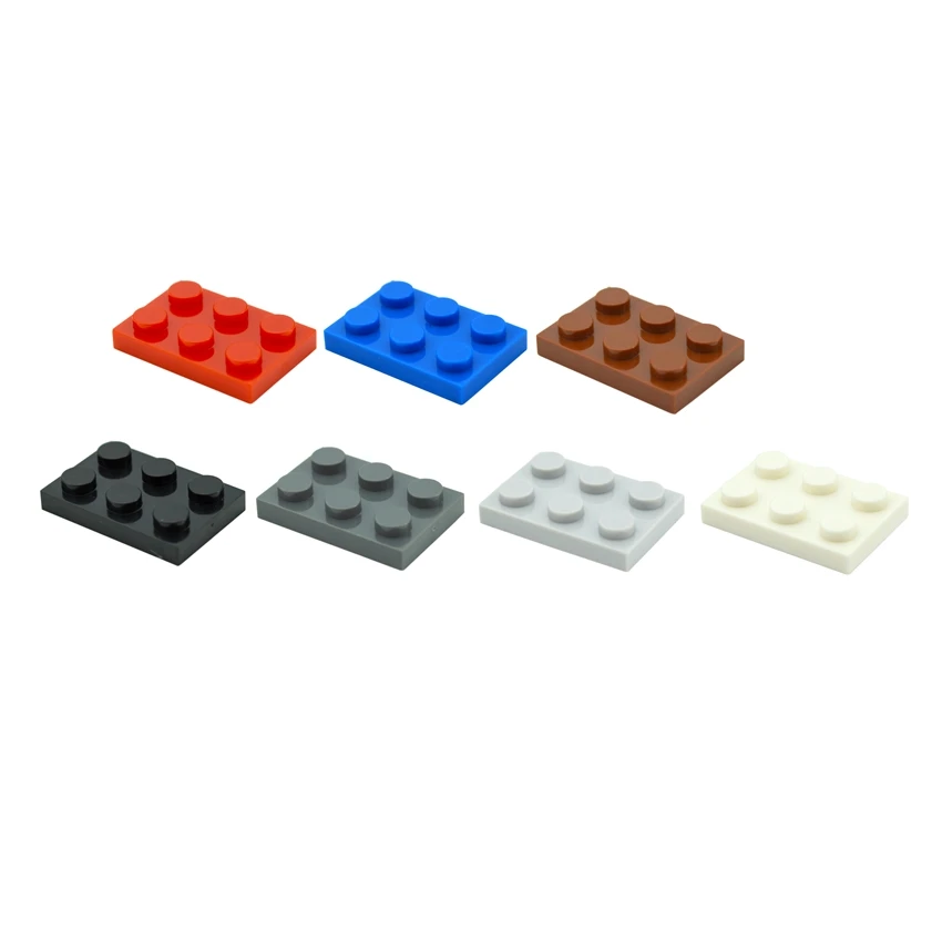 

50PCS DIY Building Blocks 2*3 Dot Thin Figures Bricks 2x3 Dots Educational Creative Size Compatible With 3021 Toys for Children