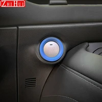 engine ignition start stop button trim cover one button start button ring for gwm haval hover f7 f7x 2019 2020 2021 accessories