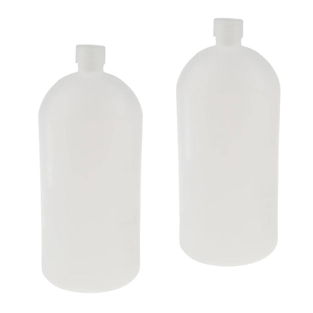 2 шт. 2000 мл Пластик лабораторный флакон для реактивов узкий носок Sealling бутылка |