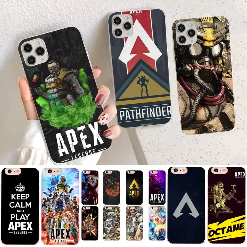 

YNDFCNB Hot new game Apex Legends Smart Phone Case for iphone 13 11 12 pro XS MAX 8 7 6 6S Plus X 5S SE 2020 XR case