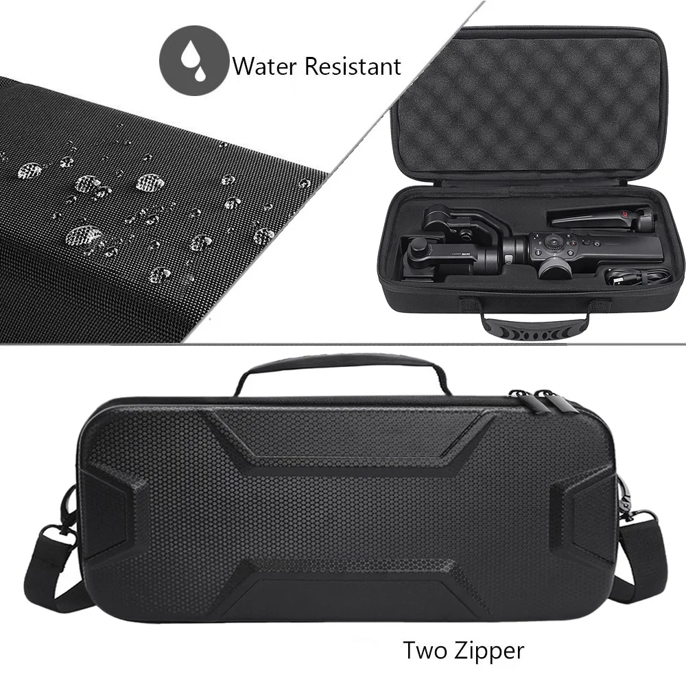 New Top PU Hard Box Travel Carrying Storage Cover Case For Zhiyun Smooth 4 Handheld Gimbal Stabilizer-Extra Room Accessories | Электроника