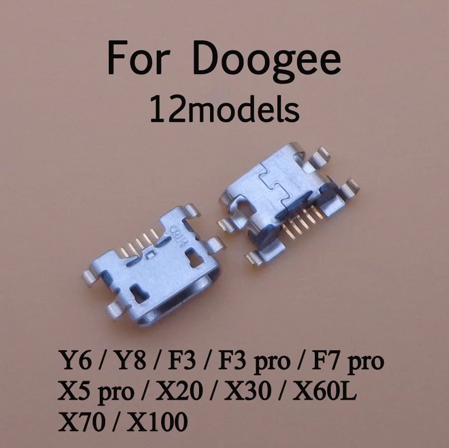 5 шт. Для Doogee Y6 piano Y8 Y8C F3 F5 mini F7 x5 pro микро USB коннектор гнездо разъема порта