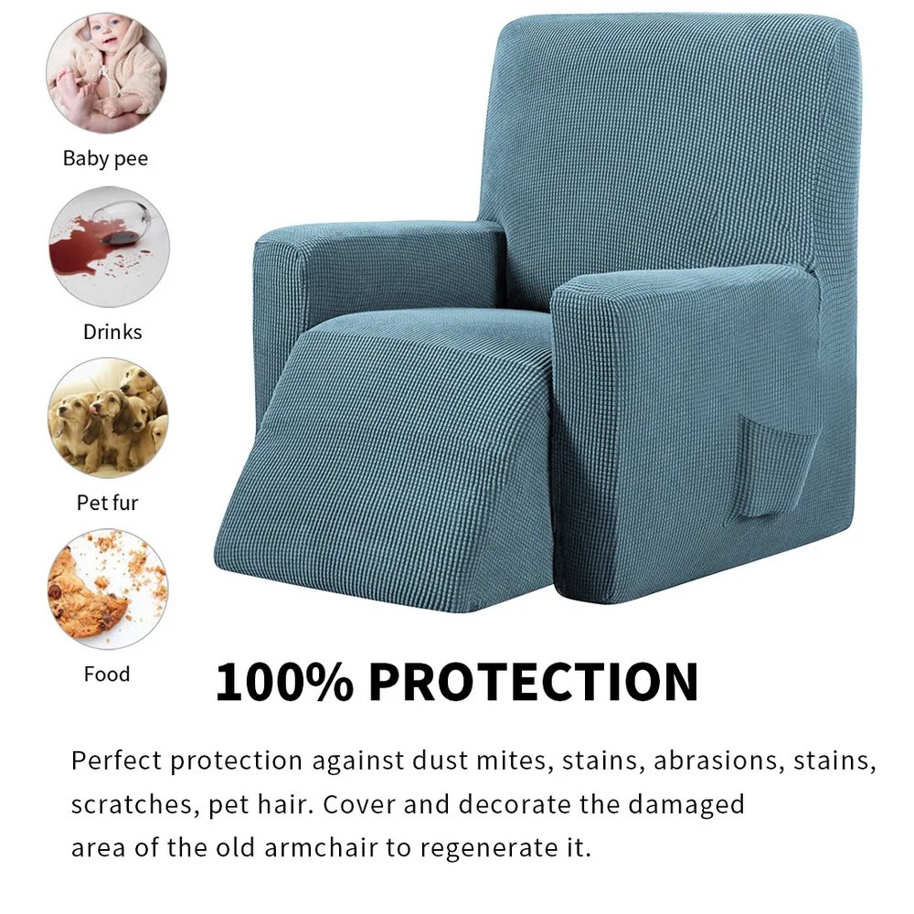 

Waterproof Elastic Recliner Chair Cover All-inclusive Massage Dining seat Chair Covers Hotel Banquet wedding Seat Covers