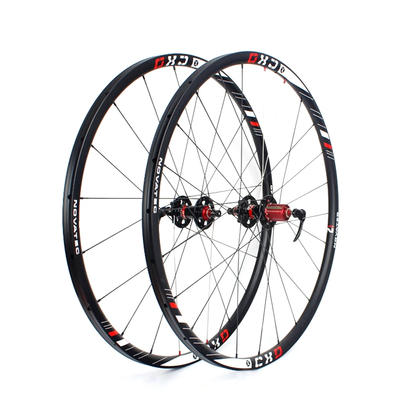Novatec Road bike XD Bicycle parts Aluminum alloy Tube tyre wheels 700C Disc brake 4 Bearings 7-11speed QR Wheel set | Спорт и