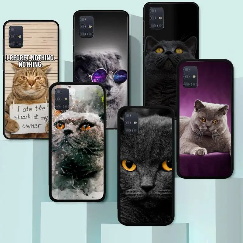 

British Shorthair cat On Sale Painted Phone Case For Huawei Honor 7A 8X 8s 9 9X 10 10i 20 30 Play Lite Pro S Fundas Cover