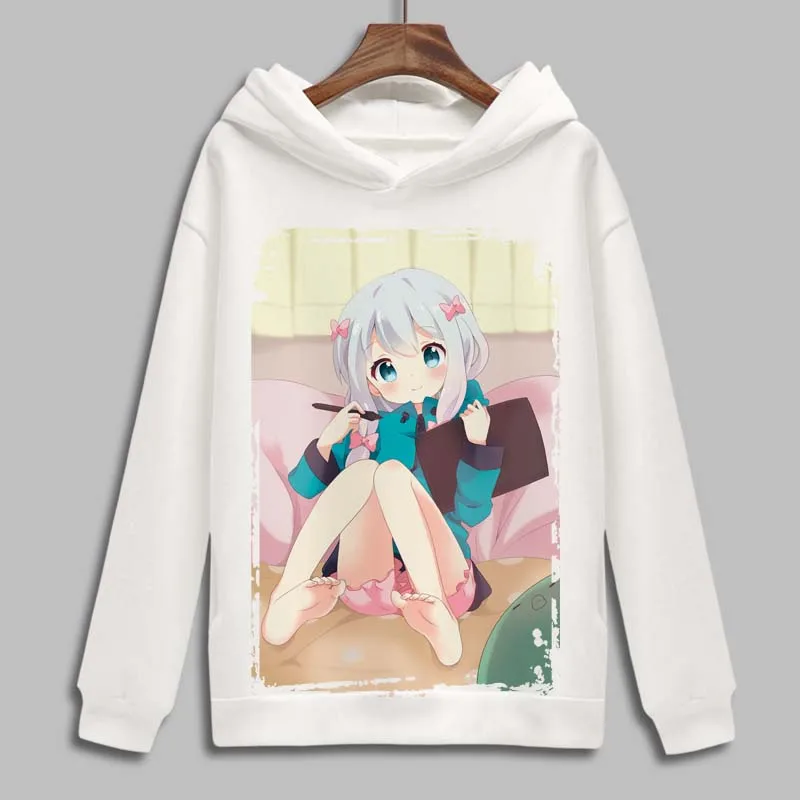 Короткая футболка с героями из японского аниме Izumi Sagiri Масамунэ Ямада эльф