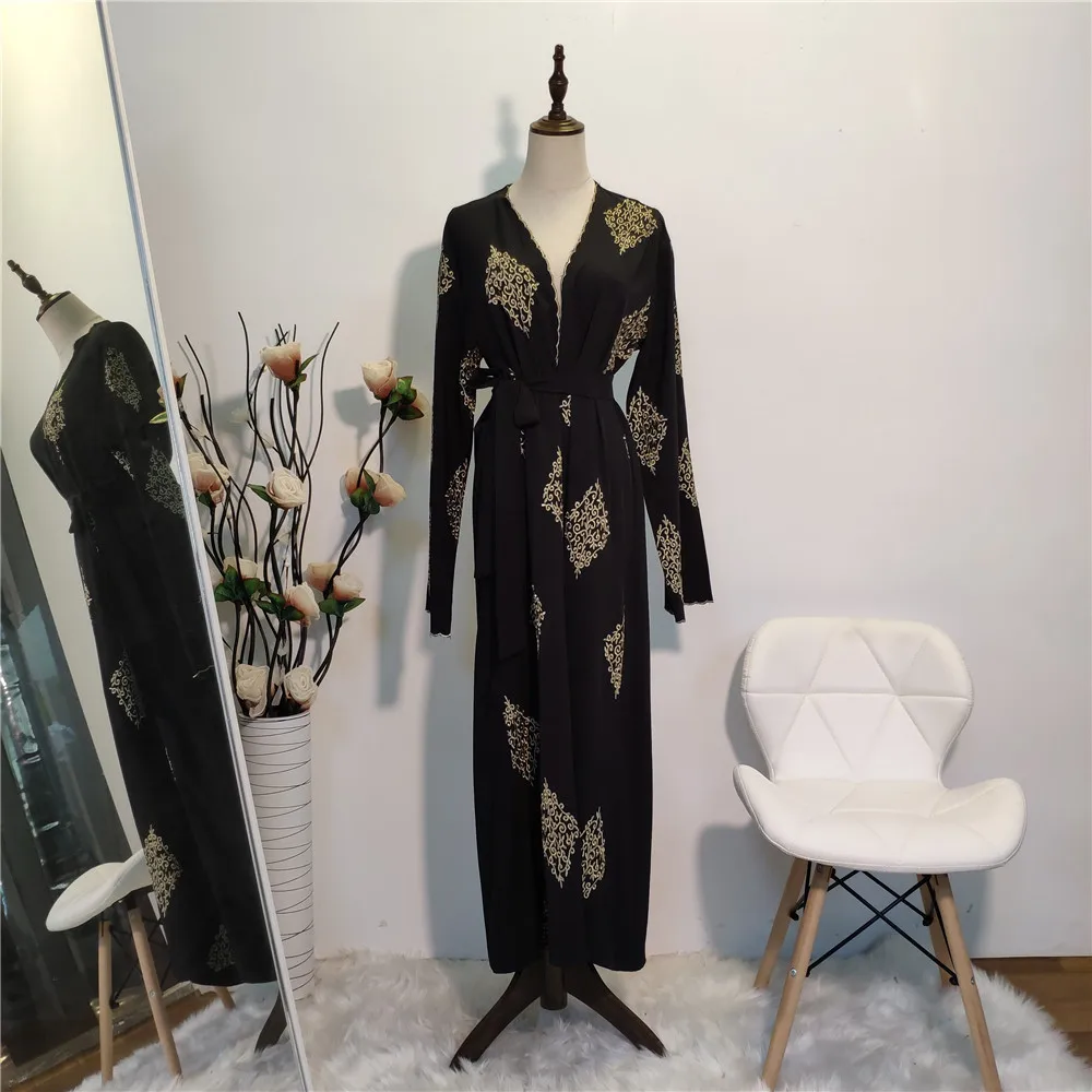 Кафтан Дубай абайя мусульманская мода хиджаб платье одежда Abayas макси платья для