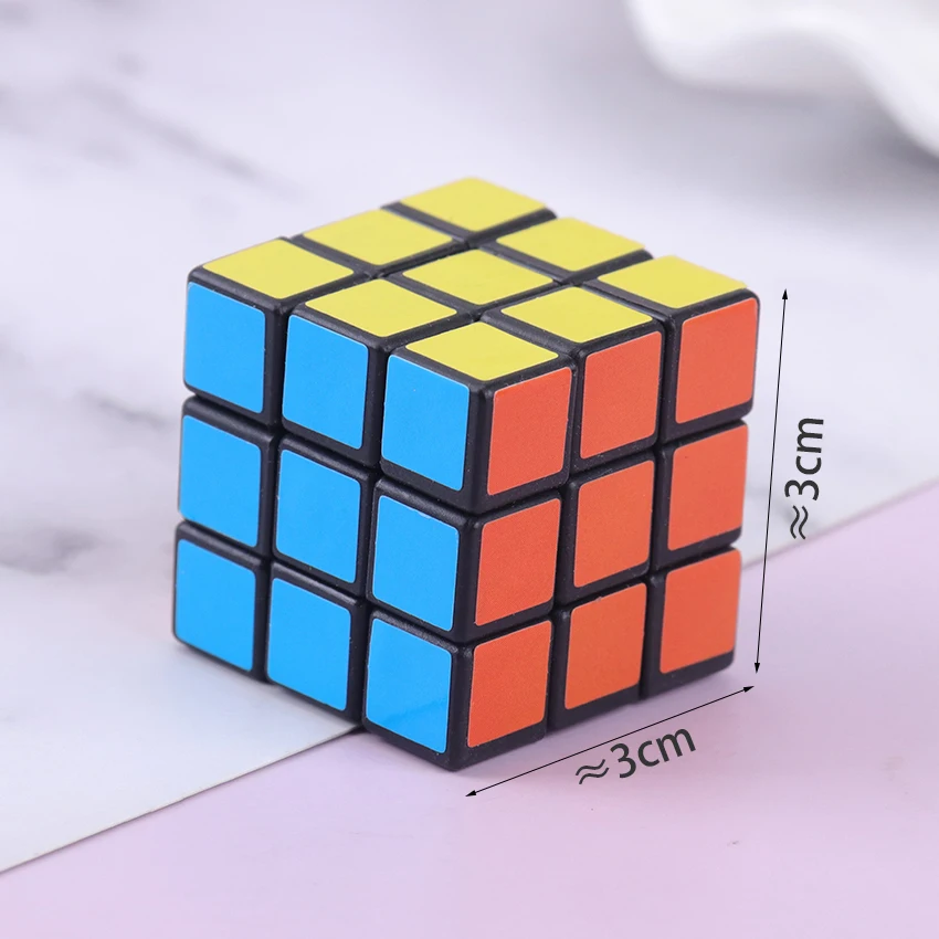 Kids Toys Smallest 3x3x3 Magic Cube 3CM Puzzle Neo Cube 1cm 3x3 Cubo Magic Sticker Adult Education Toys For Children Gift images - 6