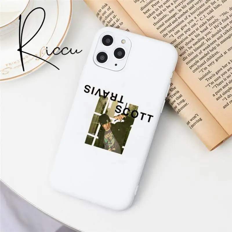 

Travis Scott Phone Case for iphone 12 pro max mini 11 pro XS MAX 8 7 6 6S Plus X 5S SE 2020 XR Candy white Astroworld Sicko
