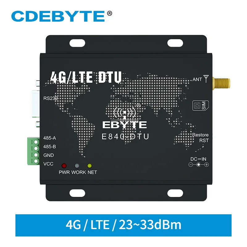 E840-DTU(4G-02E) 4G модемный модуль LTE LTE-FDD WCDMA GSM IoT M2M беспроводной трансивер | Мобильные