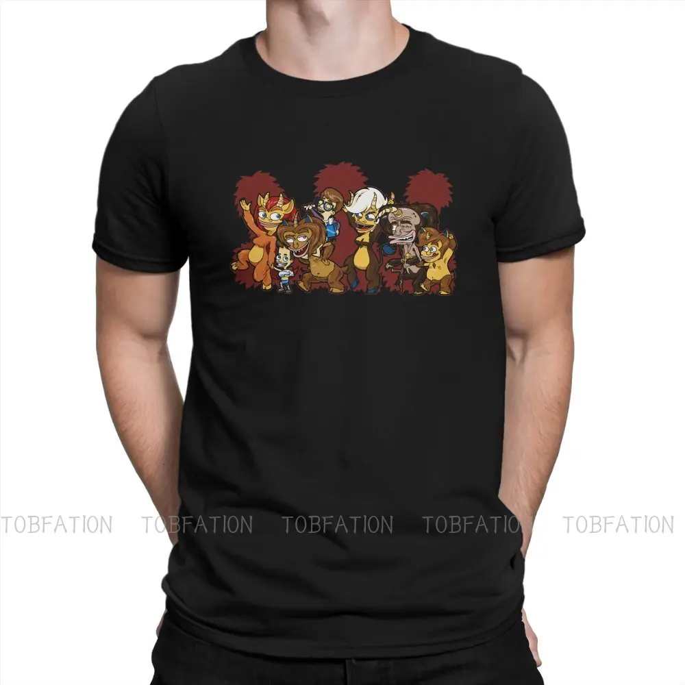 

Where Hormones Are Man's TShirt Big Mouth Nicholas Rick Animated TV Crewneck Short Sleeve 100% Cotton T Shirt Top Quality