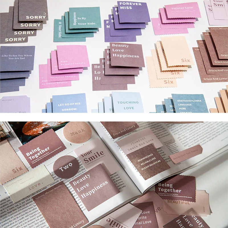 

40Pcs Creative Bullet Paper Stickers Scrapbooking Planner Card Making Journalist