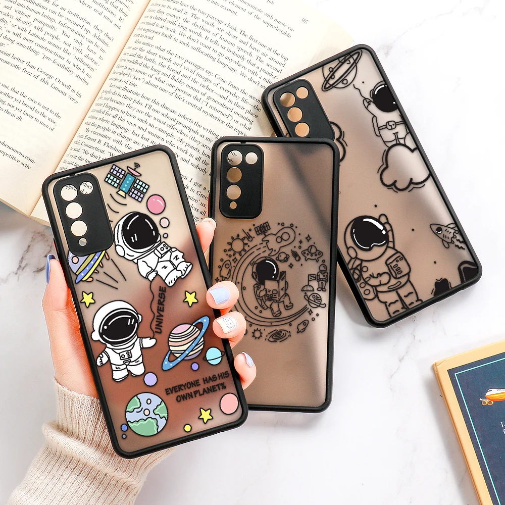 

Hole protection Case For oppo Realme 8 Pro C21 C20 C15 Cases For oppo reno 5 A91 A83 A74 A52 A15 A91 Cute cartoon pattern case