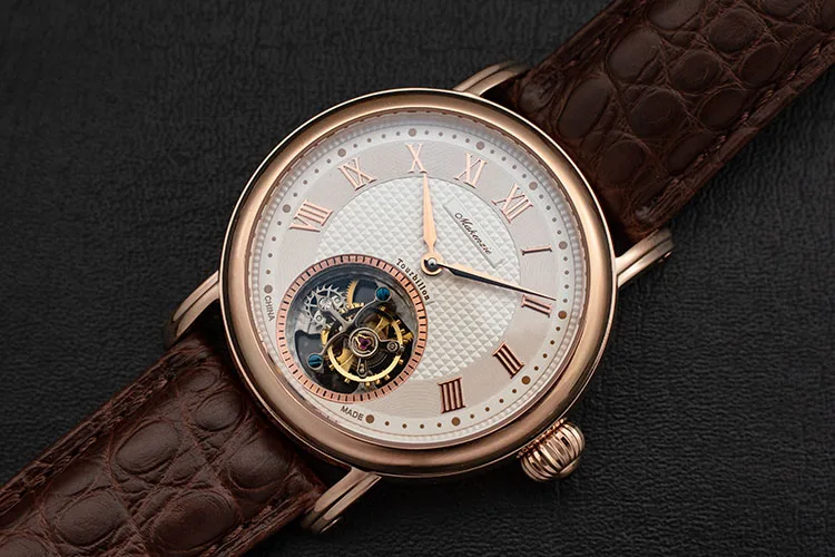 Мужские часы с сапфировым циферблатом, s Tourbillon,, ST8000(818,900), Move, мужские механические наручные часы из крокодиловой кожи, Лидирующий бренд