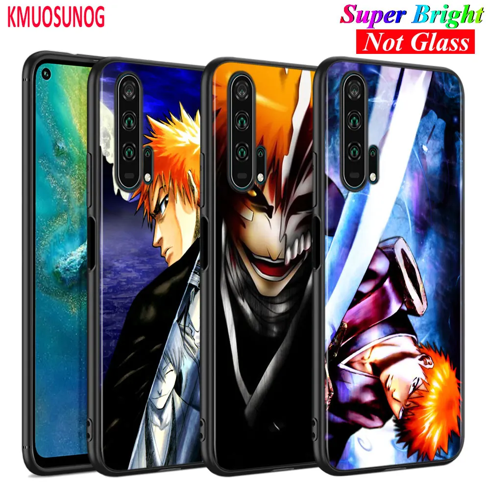 Черный силиконовый чехол Отбеливатель Аниме Kurosaki Ichigo для Huawei Honor 10i 9X 8X 20 10 9 Lite 8 8A 7A